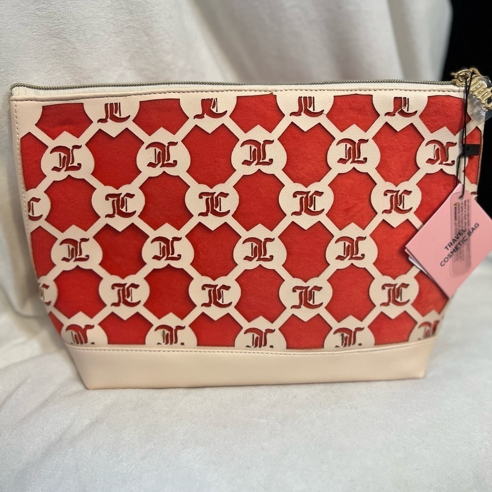 ❤️❤️JUICY COUTURE SUPER CUTE COSMETIC BAG & EMPTY TOILETRY BOTTLE❤️❤️NWT - Picture 5 of 9